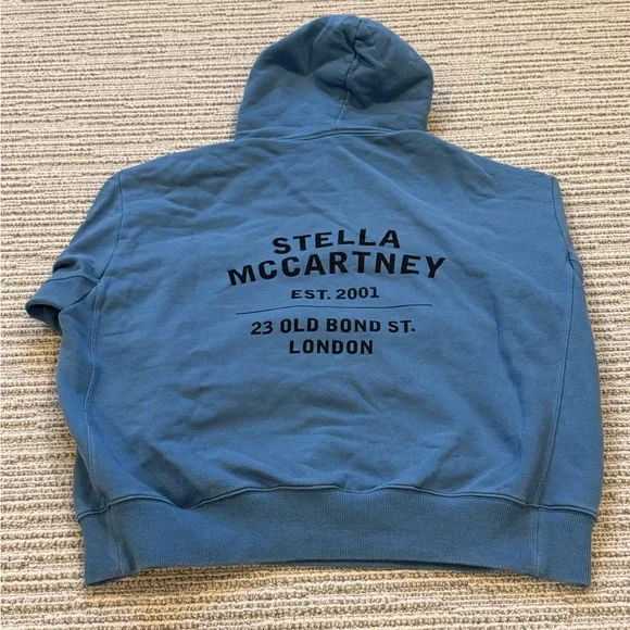 Stella McCartney oversized blue hoodie
